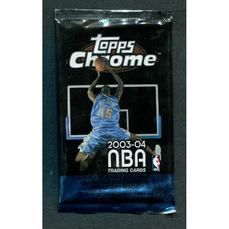2003/04 Topps Chrome Basketball Unopened Pack (Hobby)