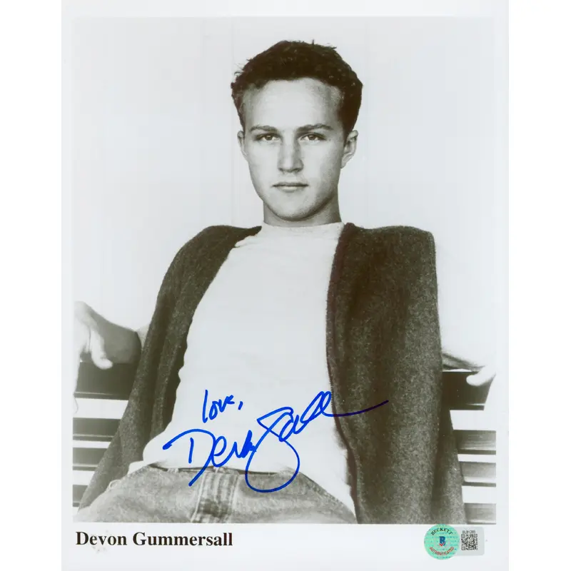 Devon Gummersall My So-Called Life "Love" Signed 8x10 Photo BAS #BL81265