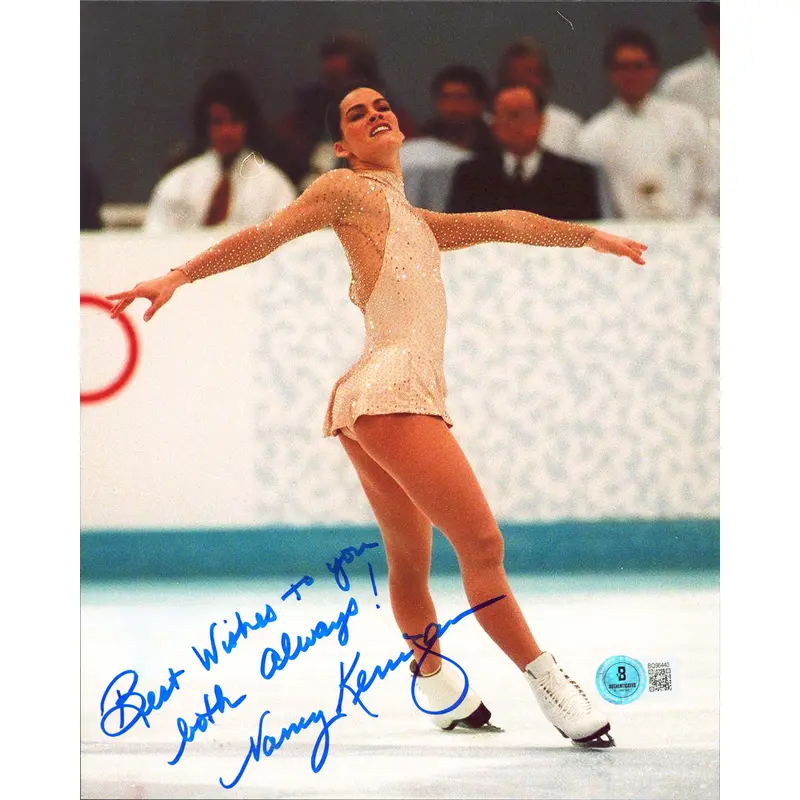 Nancy Kerrigan "Best Wishes To You Both Always!" Signed 8x10 Photo BAS #BQ96440