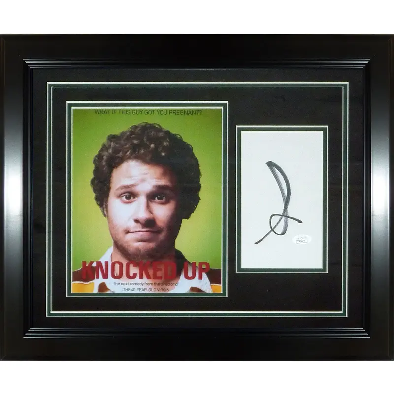 Seth Rogen Autographed Knocked Up Movie Signature Series 8x10 Frame - JSA