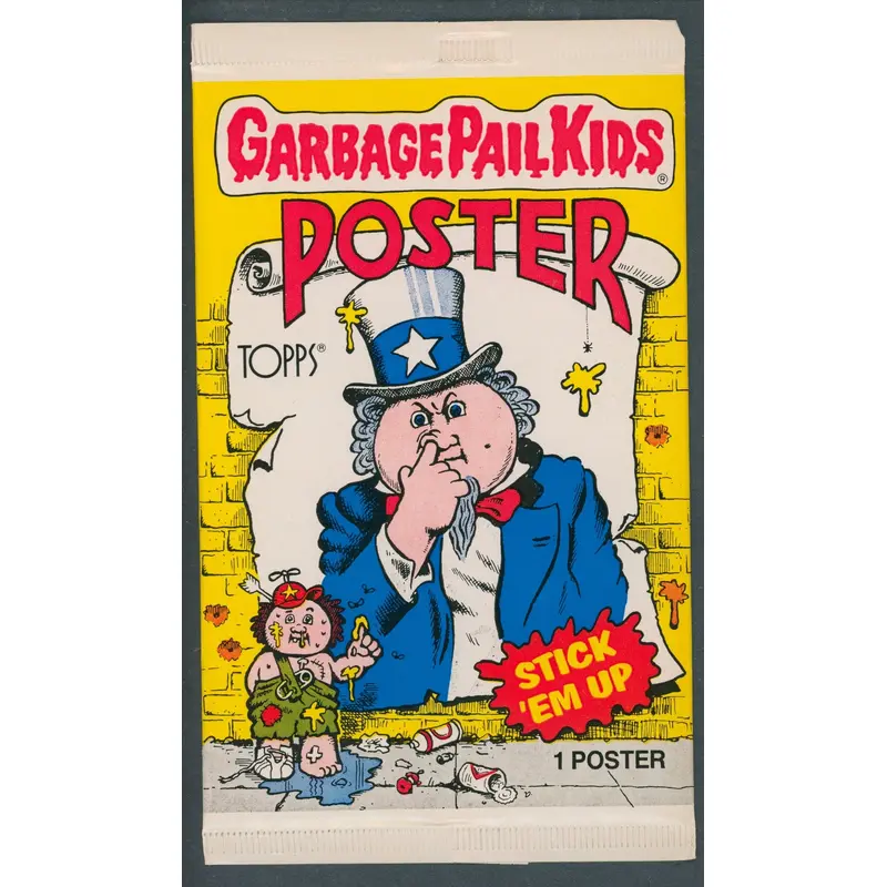 1986 Topps Garbage Pail Kids Posters Unopened Wax Pack