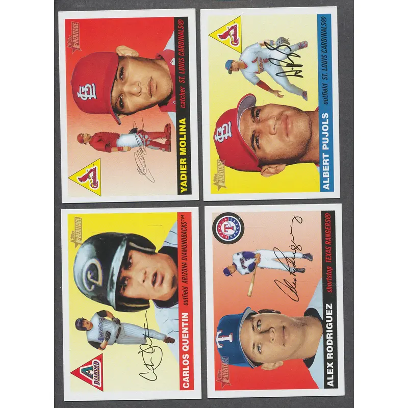 2004 Topps Heritage Baseball Complete Base Set NM/MT