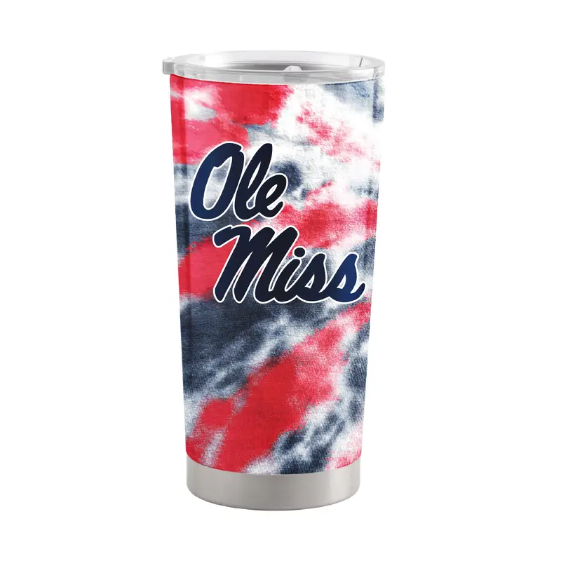 Ole Miss 20oz Tie Dye Stainless Tumbler