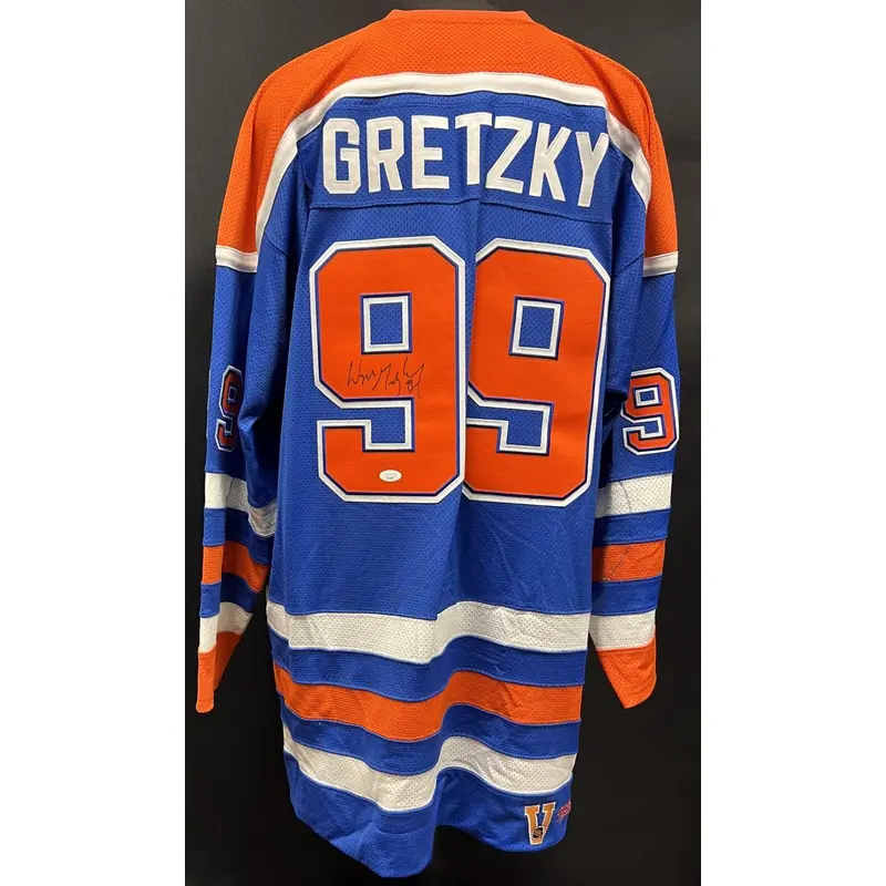 Wayne Gretzky Signed Mitchell & Ness Authentic Edmonton Oilers Jersey JSA COA