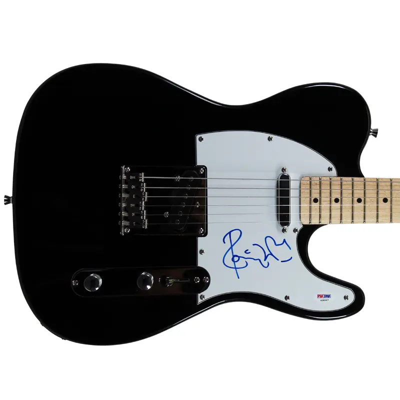 Ronnie Wood Rolling Stones Authentic Signed Black Electric Guitar PSA #S38367