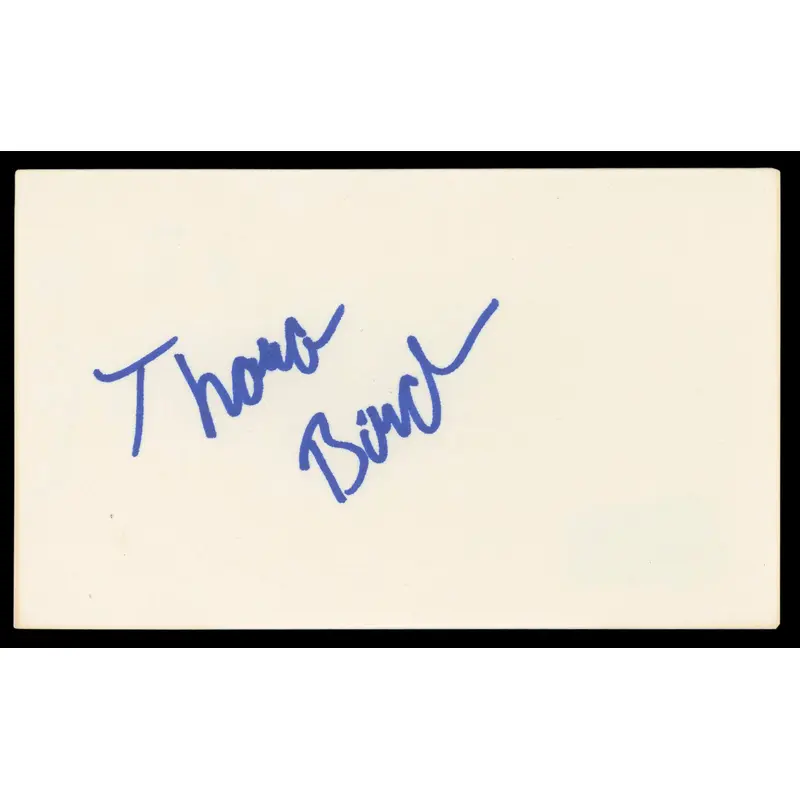 Thora Birch Hocus Pocus Authentic Signed 3x5 Index Card BAS #BM56933