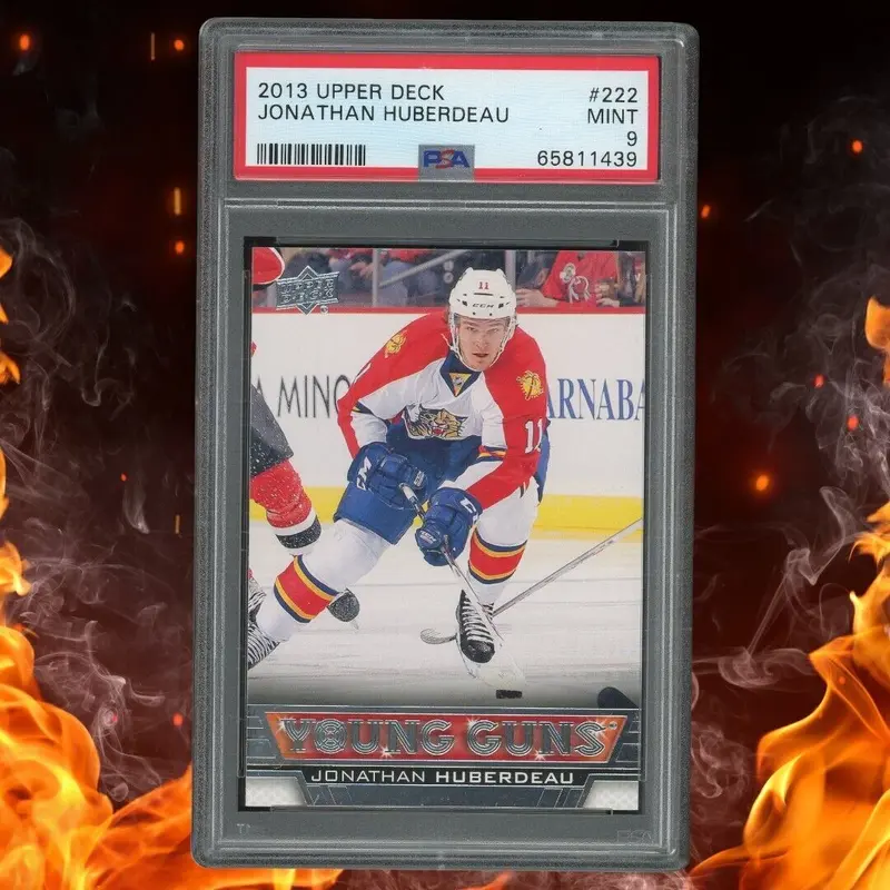 2013-14 Upper Deck JONATHAN HUBERDEAU Young Guns PSA 9 #222 Rookie