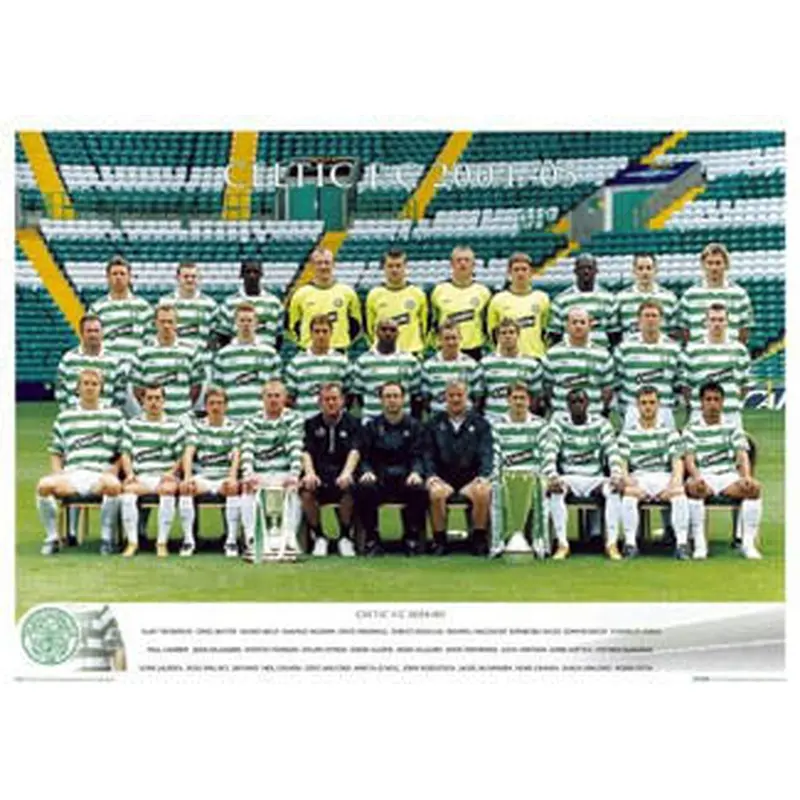 Glasgow Celtic Official Team Portrait 2004/05 - GB Posters