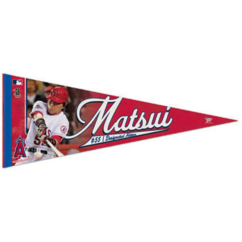 Hideki Matsui "Action" Premium Felt Collector's Pennant (LE /2010) - Wincraft