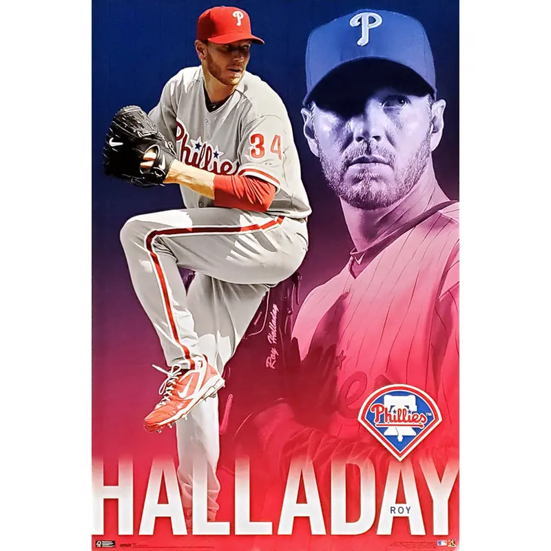Roy Halladay "Ace" Philadelphia Phillies MLB Baseball Poster - Costacos 2010