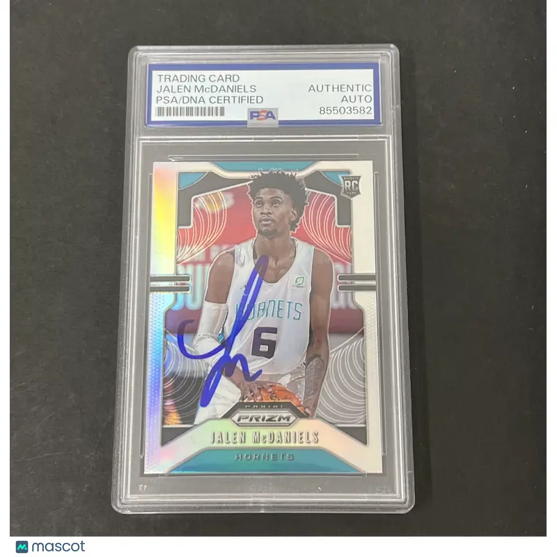 2019-20 Panini Prizm Basketball #297 Jalen Mcdaniels signed card