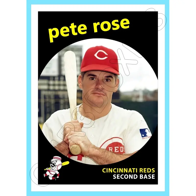 Pete Rose 1959 Topps Custom Card - 4177