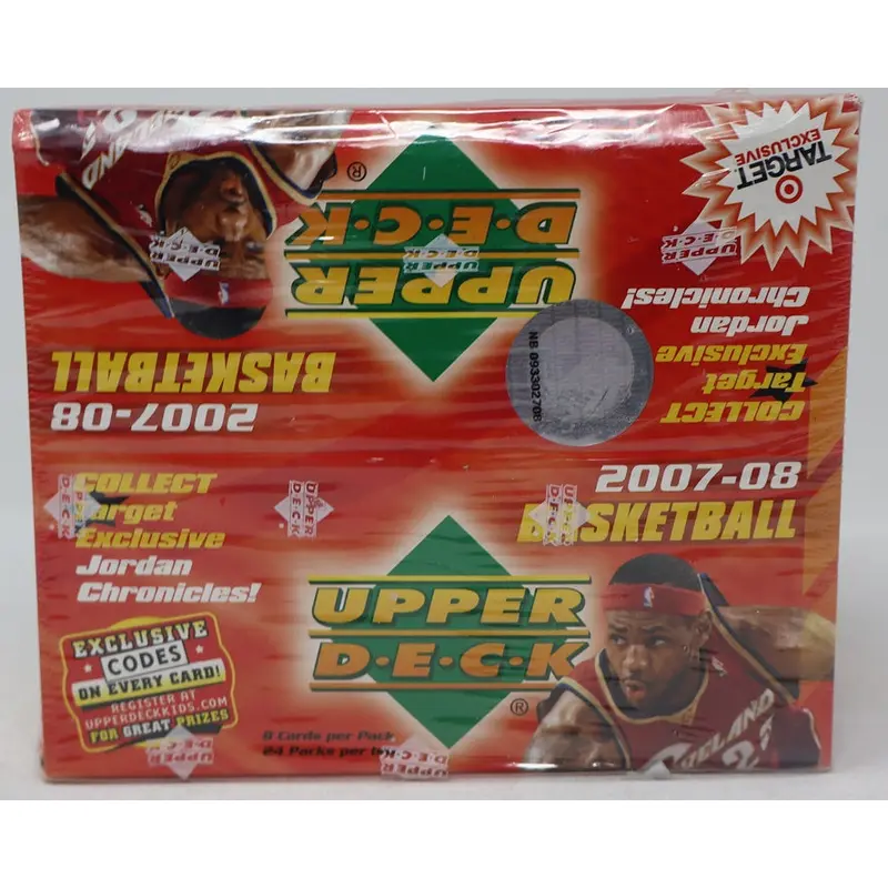 2007/08 Upper Deck Basketball Jumbo Box (Retail) (Target) (24/8)
