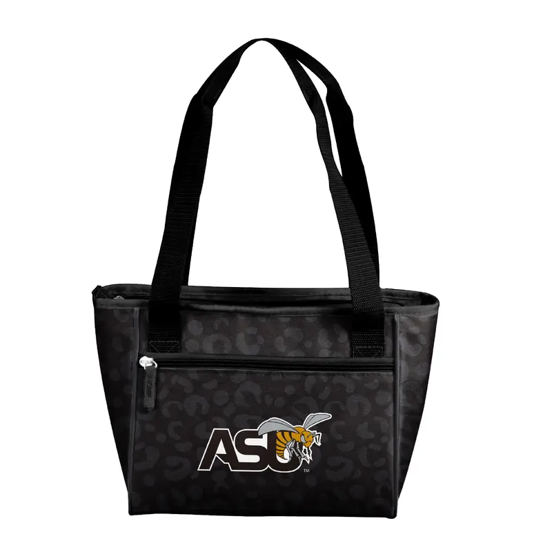 Alabama State Leopard Print 16 Can Cooler Tote