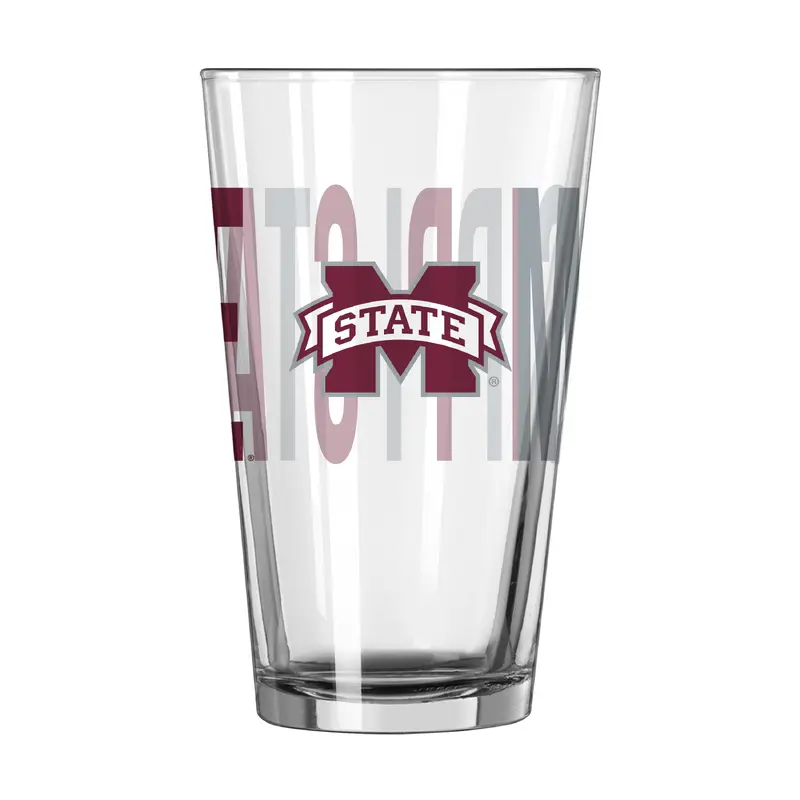 Mississippi State 16oz Overtime Pint Glass