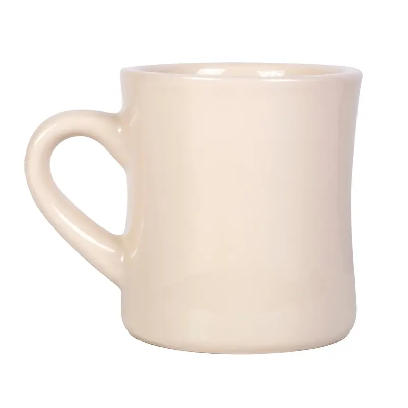 Plain White 12oz Diner Mug Non Branded