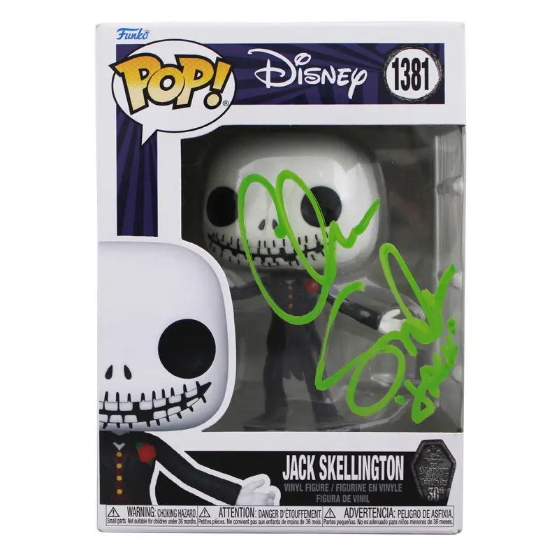 Chris Sarandon "Jack" Signed Jack Skellington #1381 Funko Pop Figure JSA
