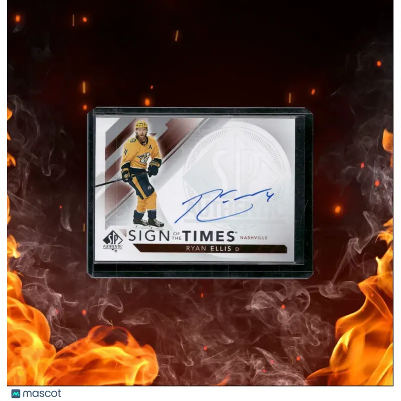 2017-18 SP Authentic Ryan Ellis Sign of the Times Auto #SOTT-RE