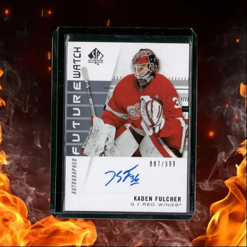 2019-20 SP Authentic Kaden Fulcher Future Watch Rookie Auto 887/999 #150