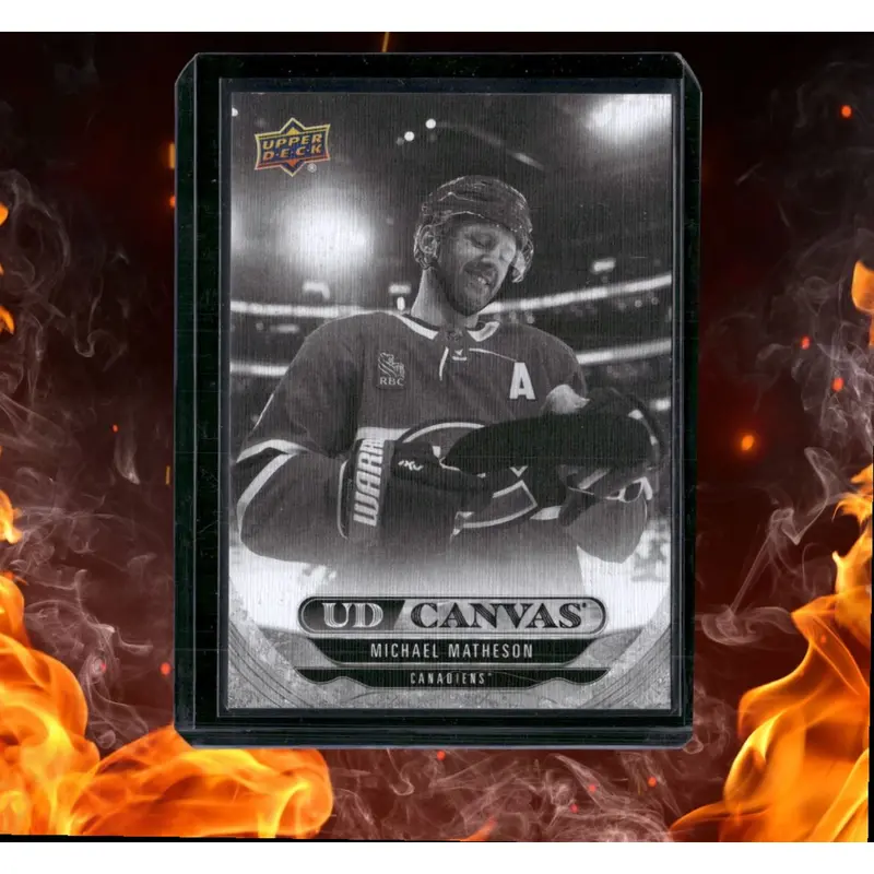 2024-25 Upper Deck Michael Matheson Canvas Black & White #C165