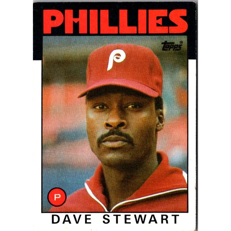 1986 Topps Dave Stewart #689