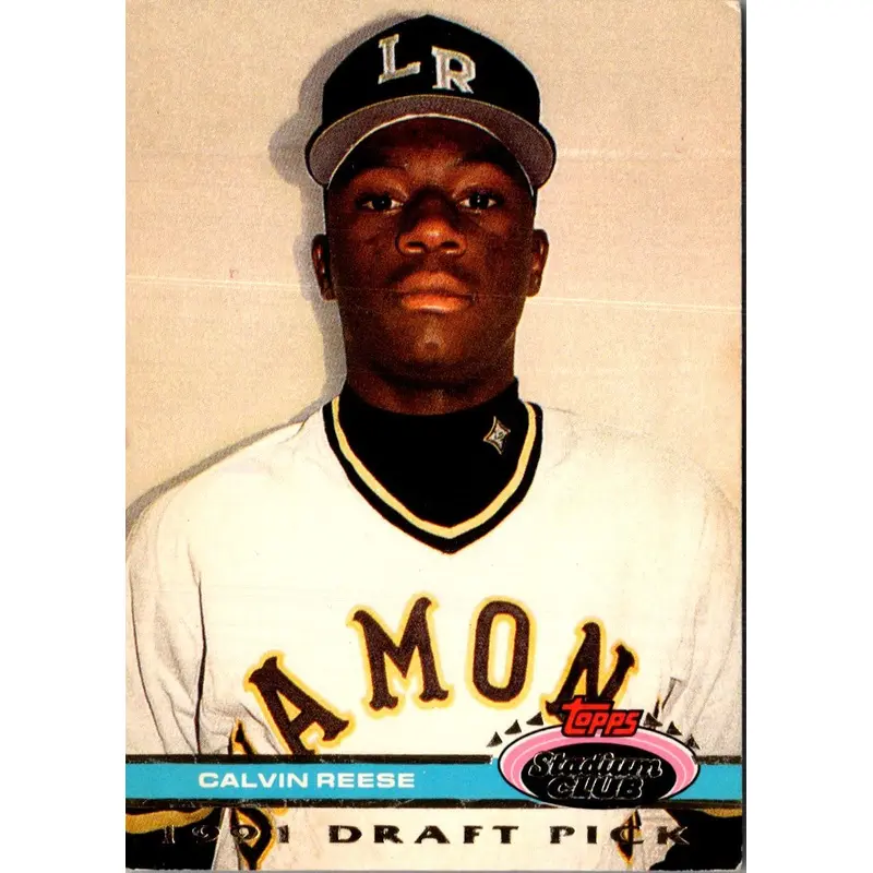 1992 Stadium Club Dome Calvin Reese #151 Rookie