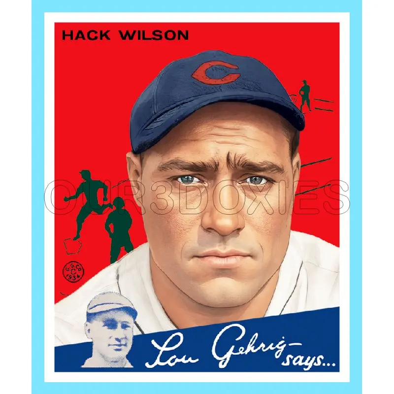 Hack Wilson 1934 Goudey Custom Card - 3733