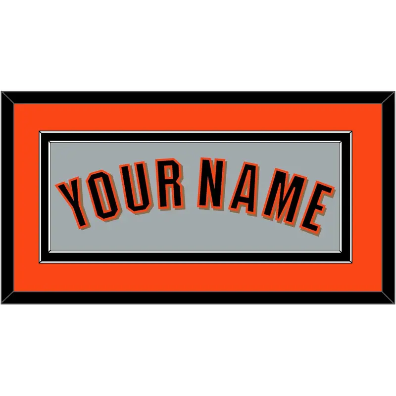 San Francisco Name - Road Gray (2010-2021) - Double Mat 2
