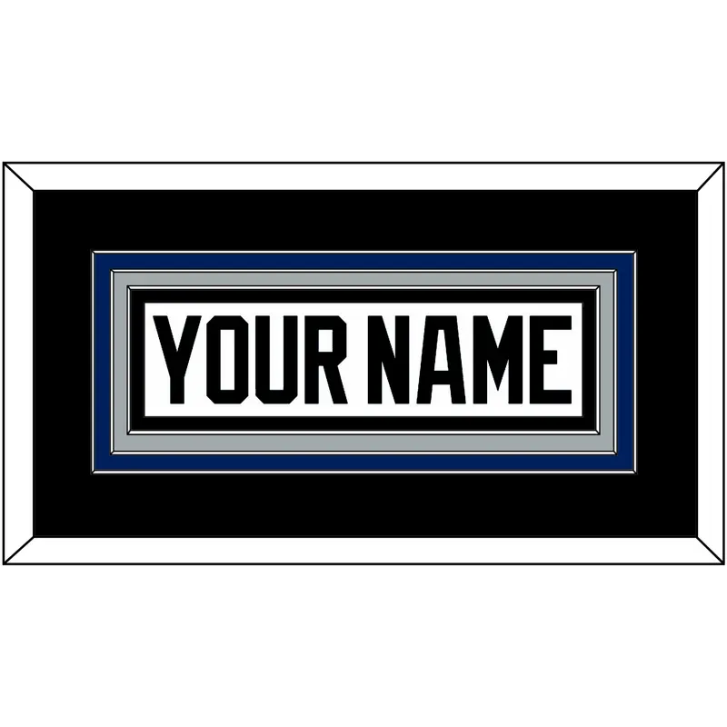 Tampa Bay Nameplate - Home White (2001-2007) - Triple Mat 2