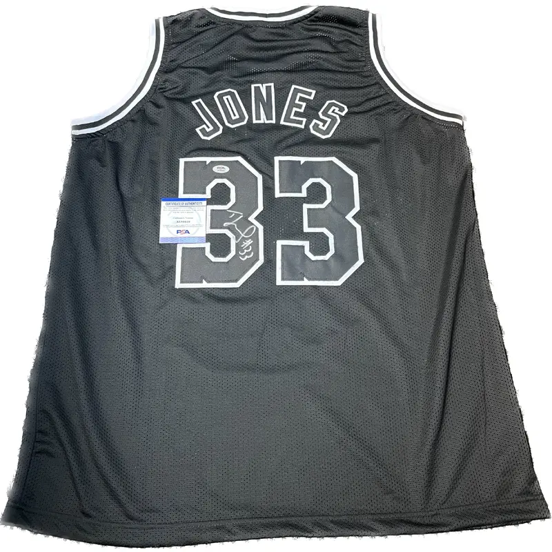 TRE JONES signed jersey PSA/DNA San Antonio Spurs Autographed