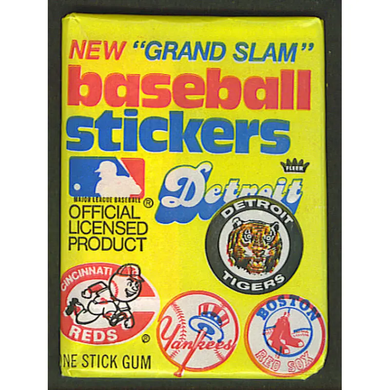 1977 Fleer Baseball Stickers Unopened Wax Pack