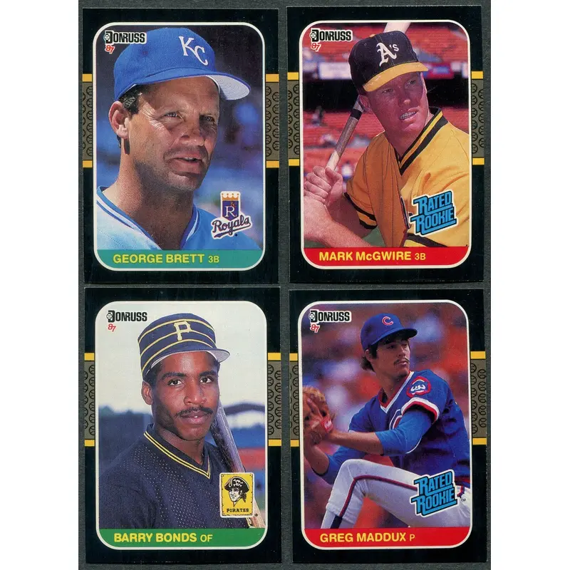 1987 Donruss Baseball Complete Set NM (660) (24-664)