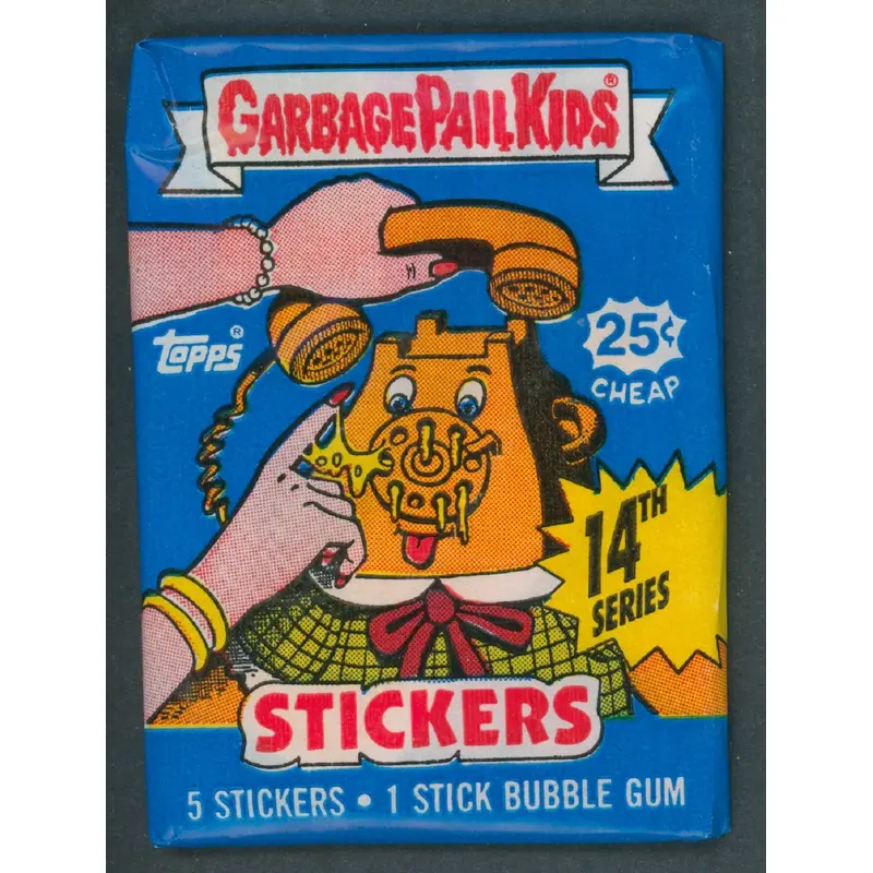 1988 Topps Garbage Pail Kids Series 14 Unopened Wax Pack (w/ price)