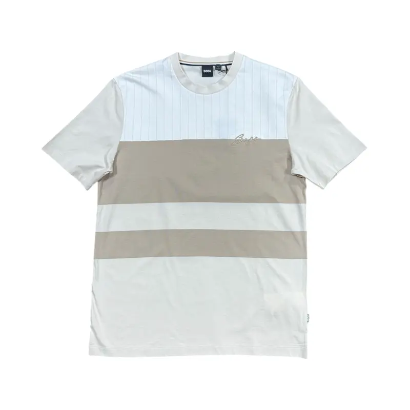 HUGO BOSS MENS T SHIRT BEIGE C-TAUT 04 50531381275