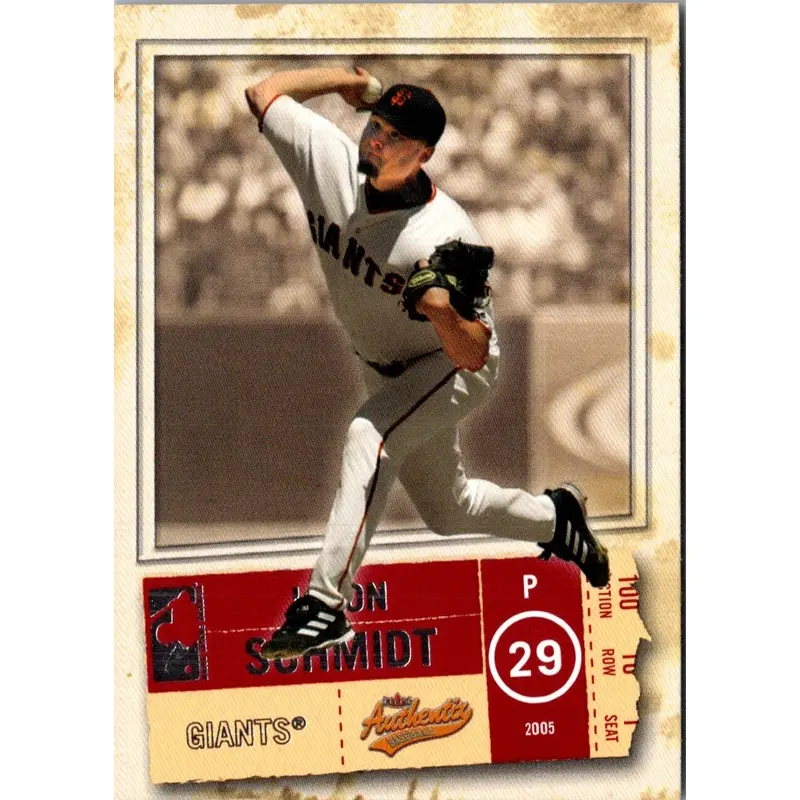 2005 Fleer Authentix Jason Schmidt #76