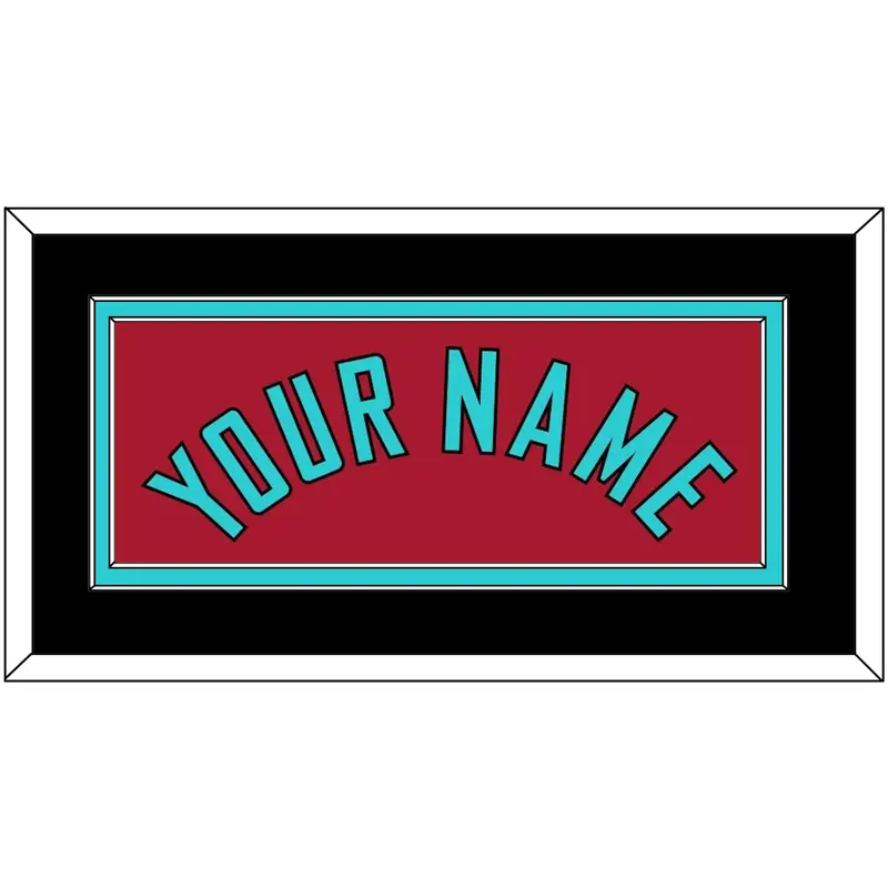 Arizona Name - Alternate Red - Double Mat 5