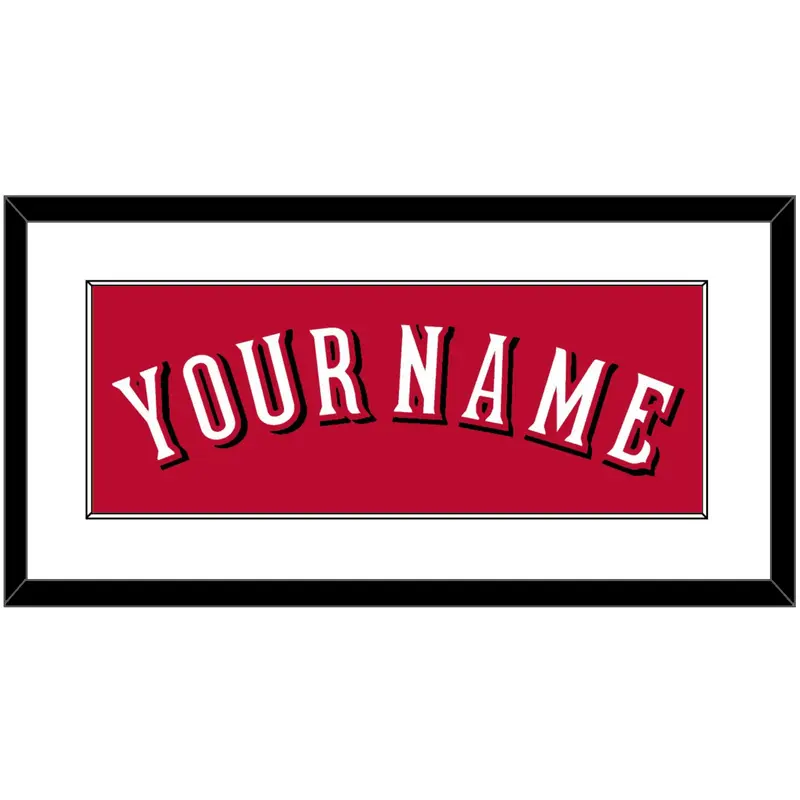 Cincinnati Name - Alternate Red - Single Mat 1