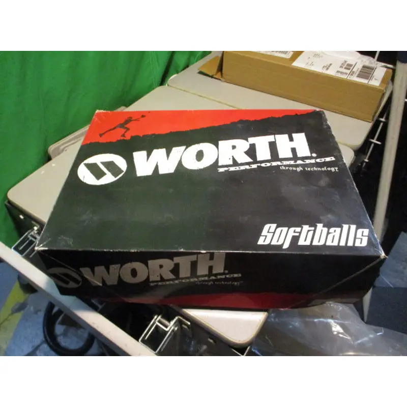 Used Worth Red Dot ASA 12" 1 Dozen Fastpitch Softball