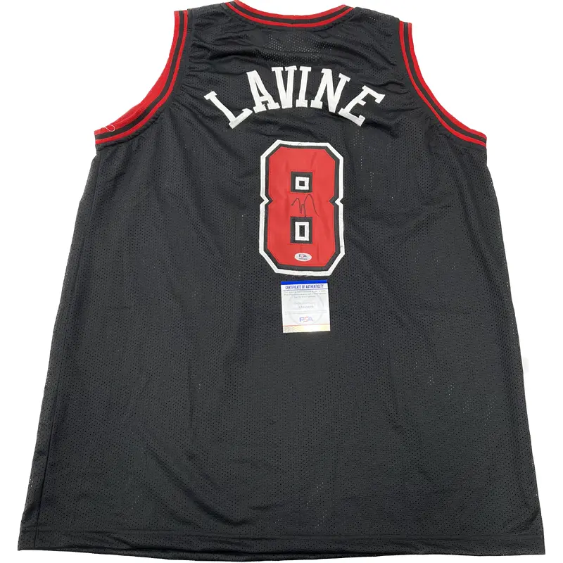 Zach Lavine signed jersey PSA/DNA Chicago Bulls Autographed