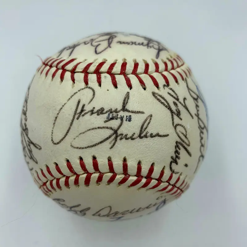 1975 Minnesota Twins Team Signed Baseball With JSA COA Rod Carew