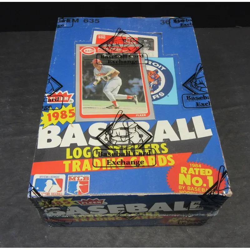 1985 Fleer Baseball Unopened Wax Box