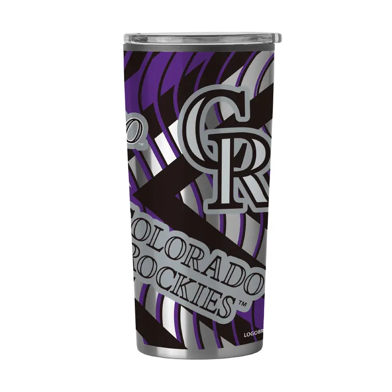 Colorado Rockies 20oz Flex Plastic Wall Stainless