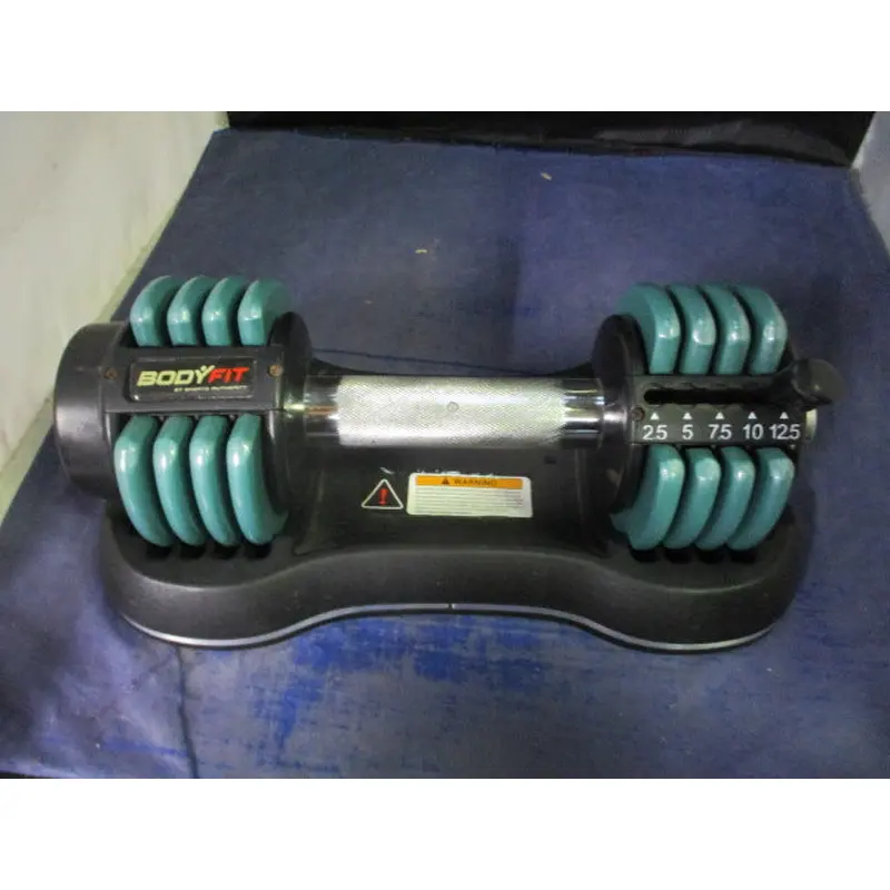 Used Sports Authority BodyFit Adjustable Dumbbell 2.5 - 12.5
