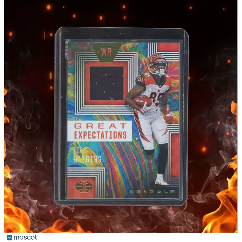 2020 Panini Illusions Great Expectations Patch Tee Higgins #GE17