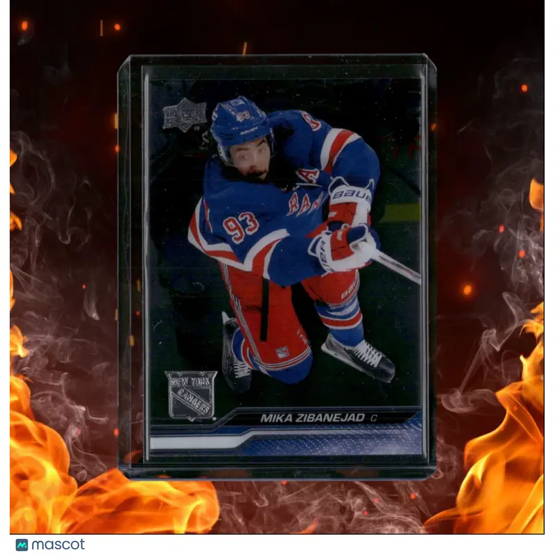 2023-24 Upper Deck Mika Zibanejad Clear Cut SSP #120