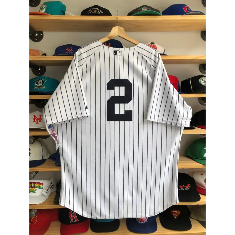 Deadstock Vintage Majestic New York Yankees Derek Jeter Authentic Jersey Size 52/2XL