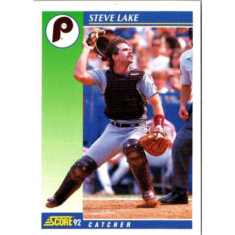 1992 Score Steve Lake #467