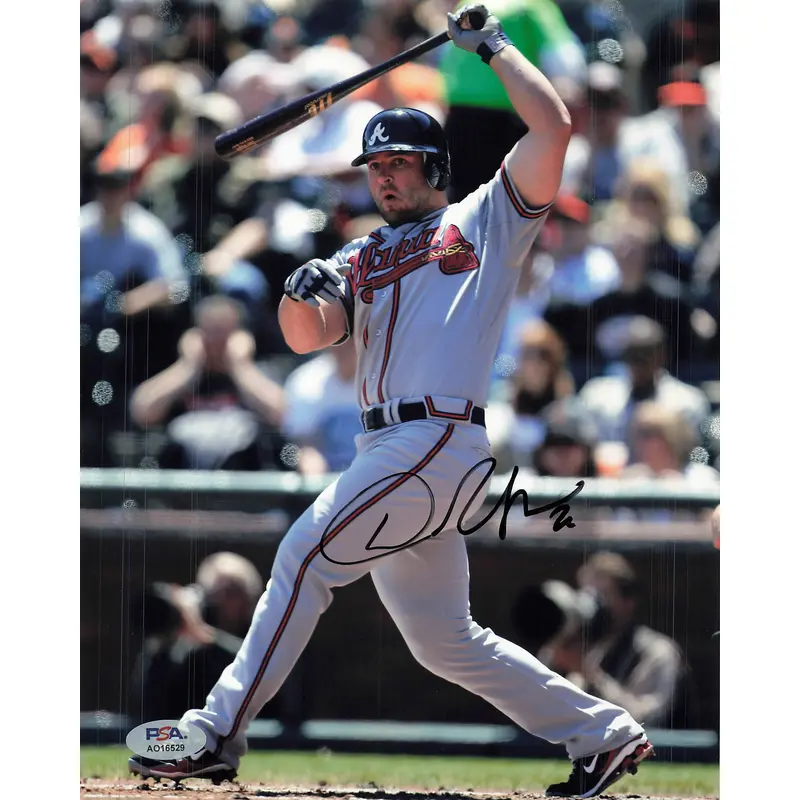 Dan Uggla signed 8x10 photo PSA/DNA Atlanta Braves Autographed