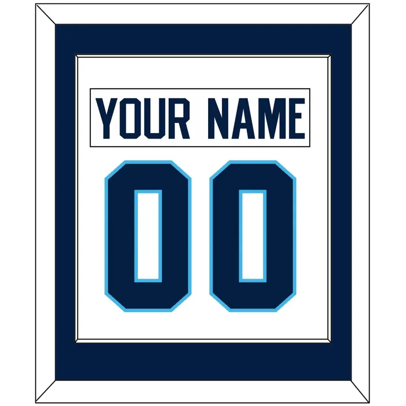 Pittsburgh Nameplate & Number (Back) Combined - Home White (1970-1972) - Single Mat 2
