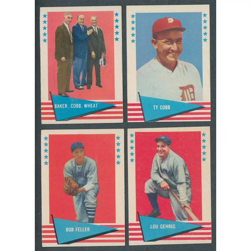 1961 Fleer Baseball Greats Near Set (152/154) NM NM/MT
